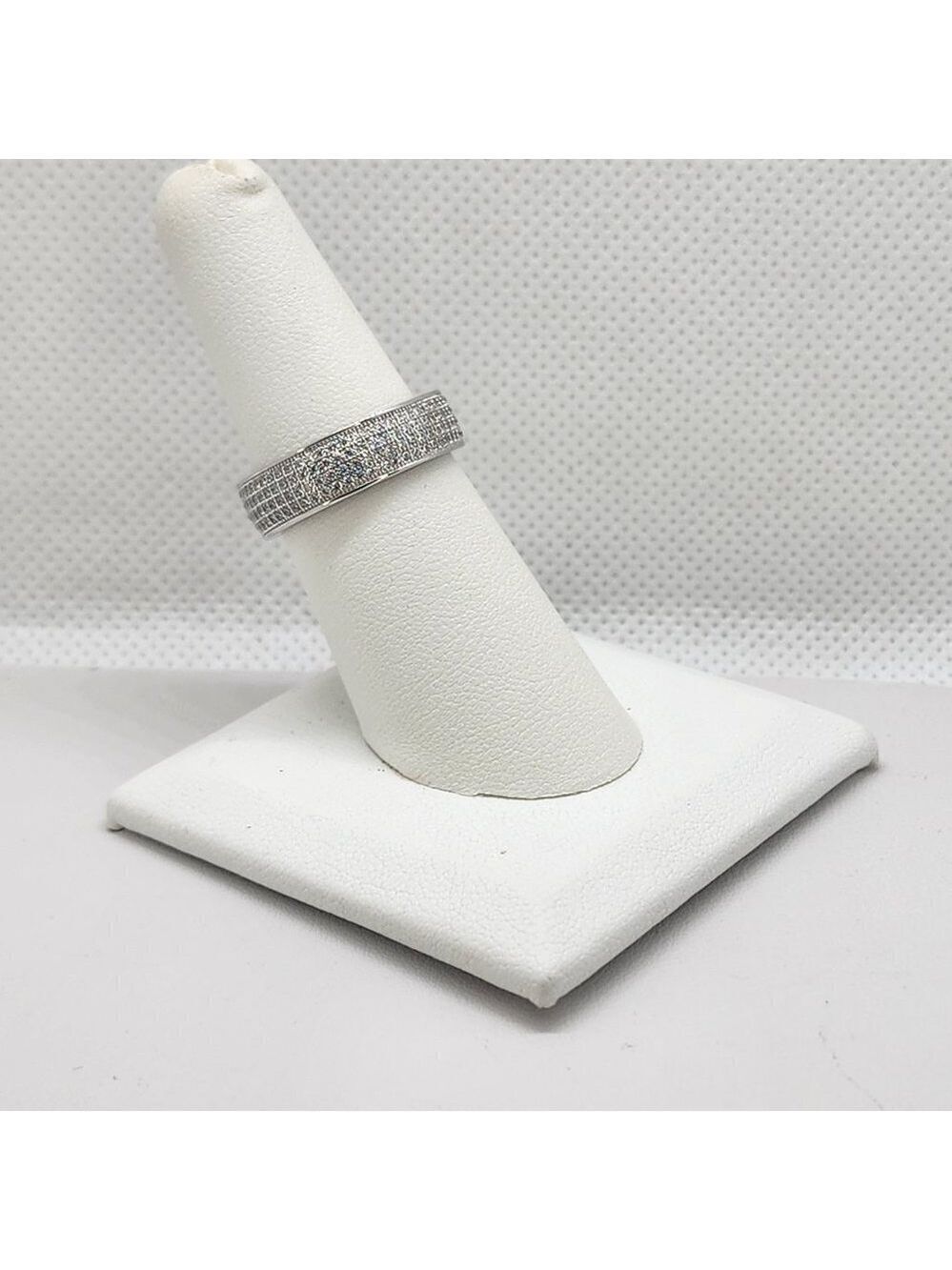 Brand New Sterling Silver 925 Cubic Zirconia Stones Band / Ring